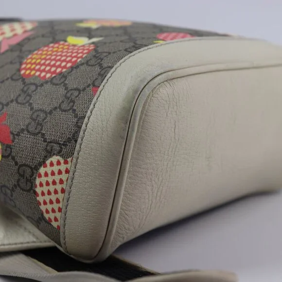 Gucci GG Supreme Canvas Le Pomme Apple Heart Backpack - Picture 5 of 16